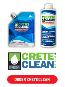 we sell CreteClean - concrete floor cleaner